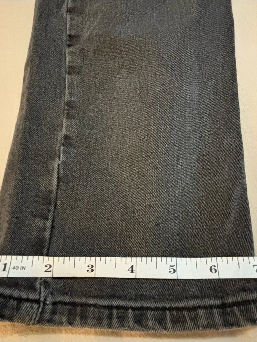 Levi’s 514 Men’s 31x30 Charcoal Gray Straight Fit Stretch Jeans